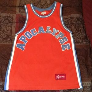 Supreme basketball Reflective Orange jersey